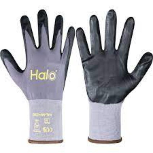 Halo 18 GAUGE LINER FOAM NITRILE PALMCOATED SIZE 11