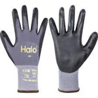 Halo 18 Gauge Liner PU Palm Coated Gloves Size 9 | Work Gloves | Safety Gloves