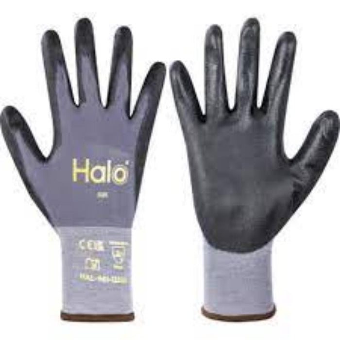 Halo 18 Gauge Liner PU Palm Coated Gloves Size 9 | Work Gloves | Safety Gloves