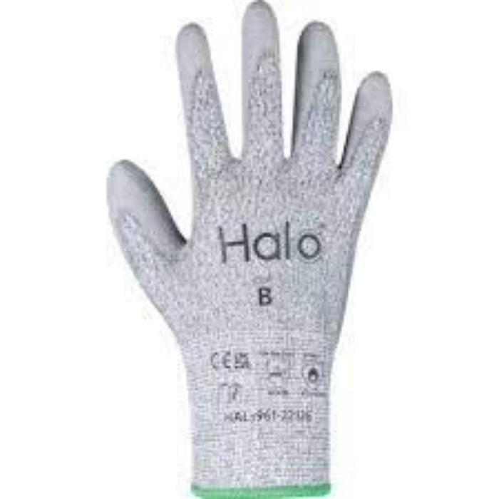 CROMWELL Cut B Glove, 13G PU Palm Coated, Size 8 (HAL9612212E) - Protective Work Glove
