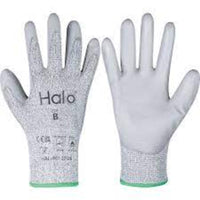 Halo Cut B Gloves: 13G PU Palm Coated Safety Work Gloves, Size 11 (Pack of 12) - Premium Cut Resistant Protection