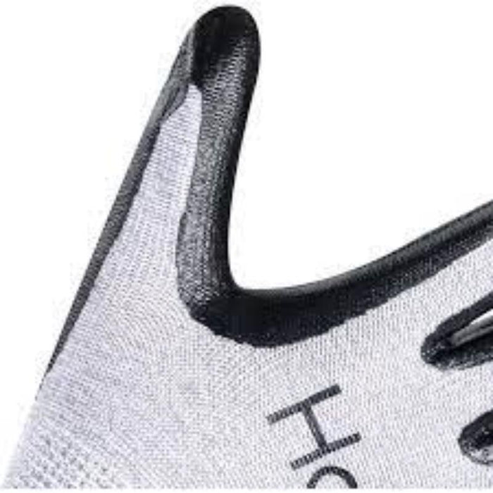 Cromwell Cut C Glove: Close-up of Finger - Nitrile Palm Coated Safety Glove