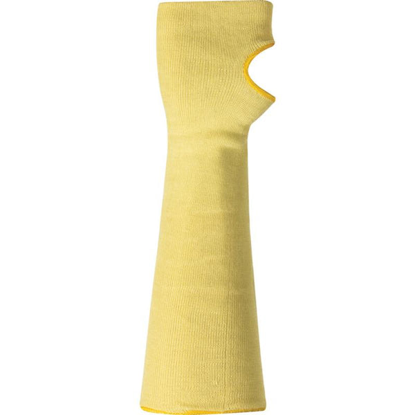 Halo KEVLAR CUT-3 SLEEVE 14" WITHTHUMB HOLE YELLOW (SGL)