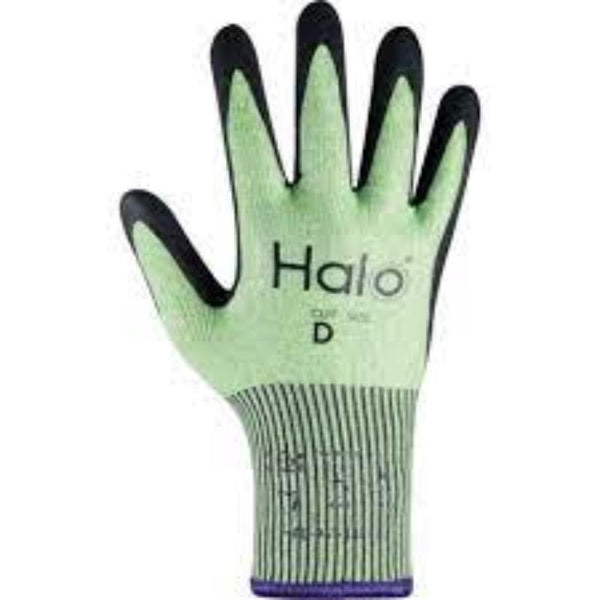 Halo FOAM NITRILE CUT D GLOVE GREENSZ.6