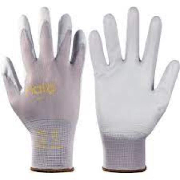 Halo GREY NYLON LINED PU COATED GLOVESSZ-6