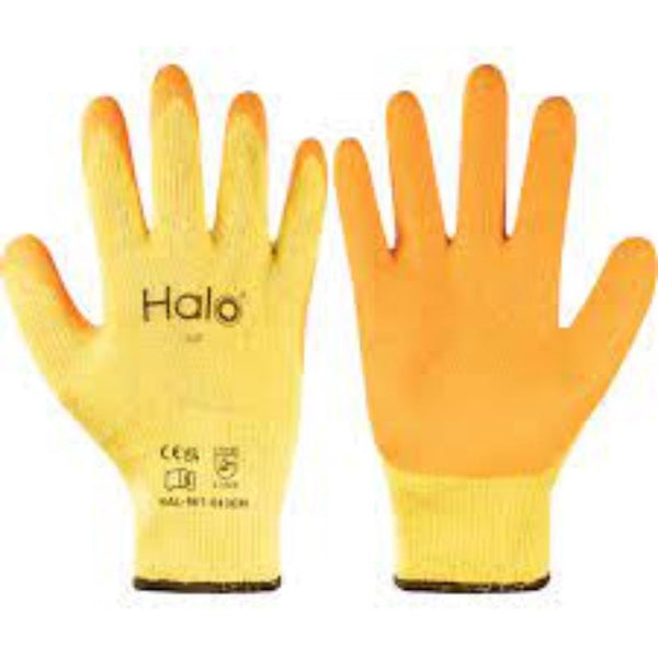Halo  SEAMLESS LATEX GLOVES SIZE 8