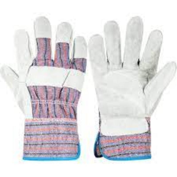 Halo CHROME LEATHER RIGGER GLOVES 2"CUFFS SZ 10