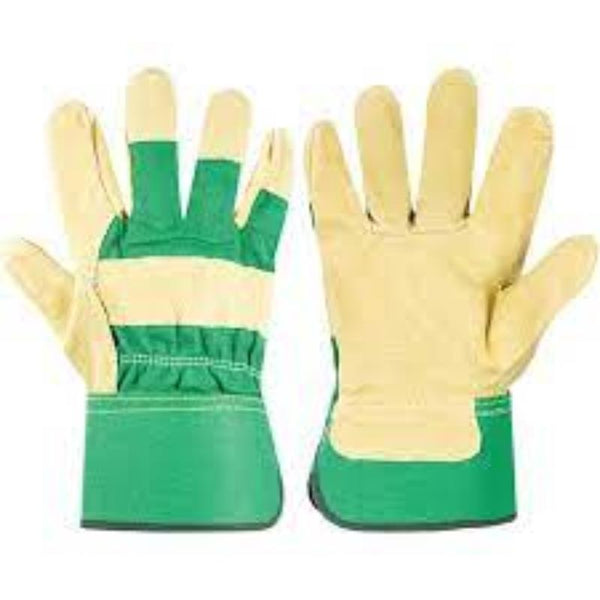 Halo PIGSPLIT LEATHER RIGGER GLOVES 2"CUFFS SIZE 10