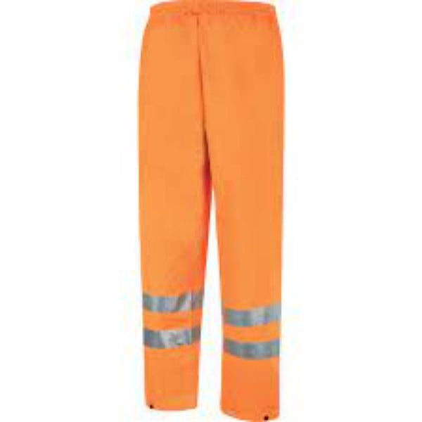 Hi-Vis Breathable Orange Trousers - EN20471 Safety Compliant Work Pants