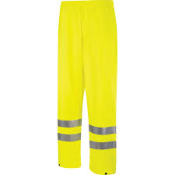 Hi-Vis Breathable Trousers, Yellow, 2XL, EN20471 Certified. Cromwell HAL9624064E Safety Work Pants with Reflective Stripes