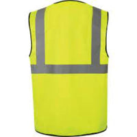 Halo HI-VIS WAISTCOAT 1BB & B(EN20471) YELLOW (M)