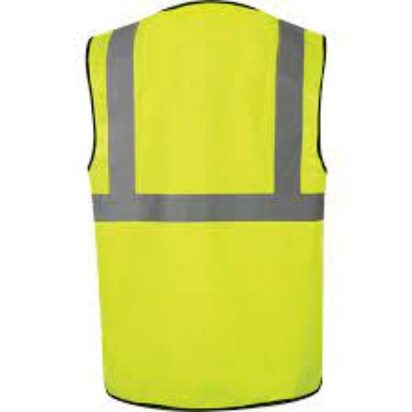 Halo HI-VIS WAISTCOAT 1BB & B(EN20471) YELLOW (M)