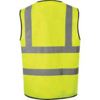 Hi-Vis Yellow Safety Vest (5XL) - EN20471 Compliant | High Visibility Waistcoat for Work & Construction | Reflective Gear
