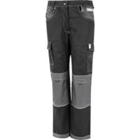 Cromwell Ladies Work Trousers - Black Cargo Pants for Women - Durable Trade Pants with Reinforced Knees