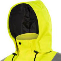 CROMWELL Hi-Vis Yellow Bomber Jacket 4XL - EN20471 Certified High Visibility Safety Workwear
