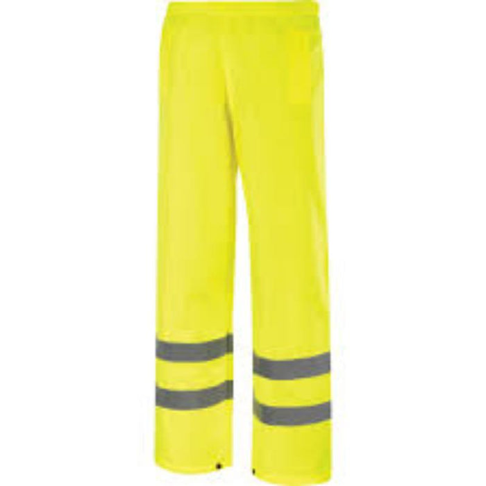 Cromwell Hi-Vis Yellow Ripstop EN20471 Trousers XL - High Visibility Work Pants Safety Gear