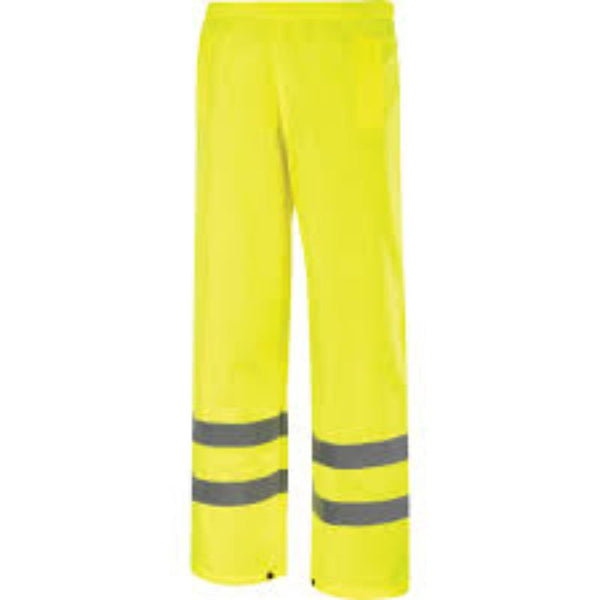 Hi-Vis Yellow Rip-Stop Trousers EN20471 (4XL) | High Visibility Safety Pants for Workwear | chavda.com