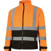 Hi-Vis Orange/Black Softshell Jacket EN20471 XL | Cromwell HAL9627424A | Safety Workwear chavda.com