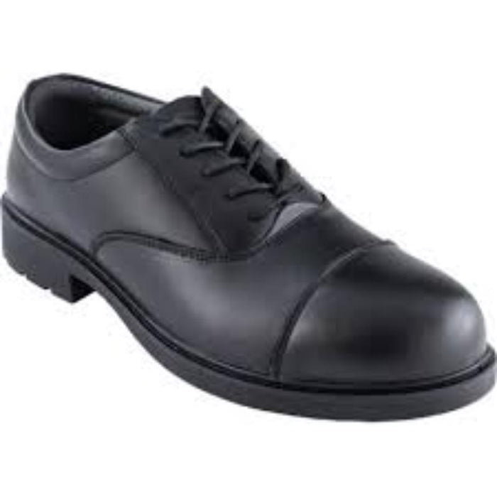 CROMWELL Oxford Black Safety Shoe S3 SRC Size 12 - Men's Work Shoe, Leather Upper, Slip Resistant, Durable, chavda.com