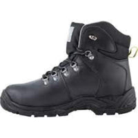HALO Metatarsal Protection Boot Size 3 - Black Leather Safety Work Boot | Chavda.com