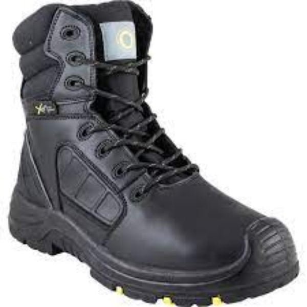 Halo METATARSAL NON METAL ZIP HIGH LEGWP BLACK BOOT SIZE 7