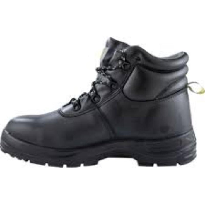 Black Chukka Boot, S3 SRC Safety Rated, Size 3. Work & Industrial Footwear. Steel Toe, Slip Resistant.
