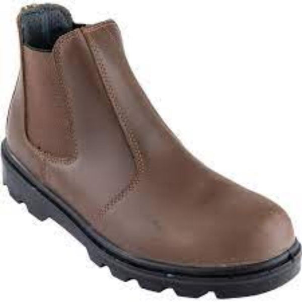 Halo DEALER BOOT BROWN S3 SRC SIZE 8