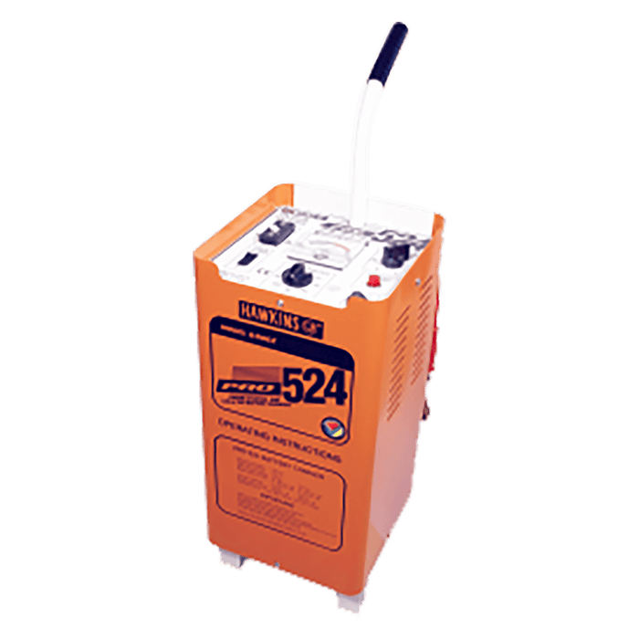 Hawkins Pro 524 Battery Charger & Engine Starter - 12/24V Portable Trolley