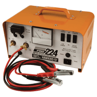 Hawkins Pro 224 Battery Charger: 12V/24V Engine Starter & Battery Charger. Portable, Heavy Duty Charger with Cables & Ammeter
