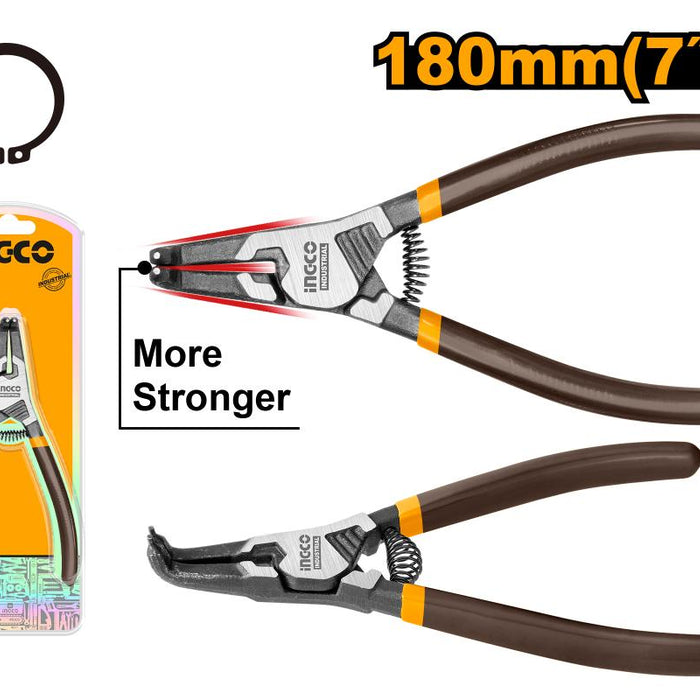 INGCO Bent & External Car Clip Pliers 180mm (7