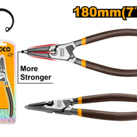 INGCO PLIER CIRCLIP STRAIGH & INTERNAL 180MM - HCCP261803