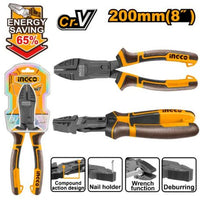 INGCO PLIER COMPOUND COMBINATION 200MM - HCCP58200