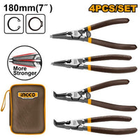 INGCO Circlip Pliers Set 180mm (7