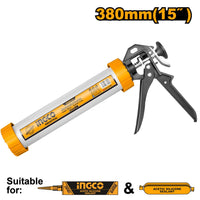 INGCO 15 inch caulking gun for sealant application.