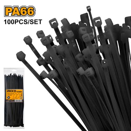 INGCO CABLE TIES 720X9MM BLACK 100PCS
