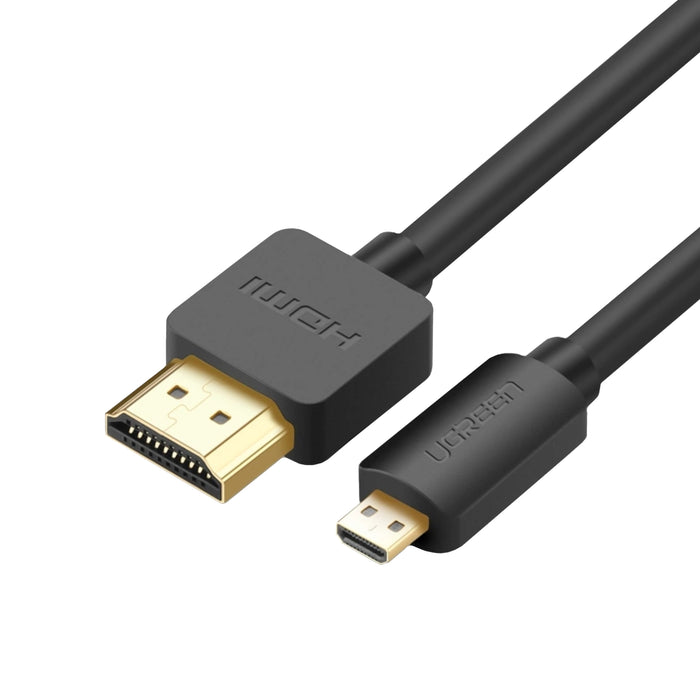 UGREEN HD127 Micro HDMI to HDMI 2.0 Cable 1.5M - Black-HD127-30102