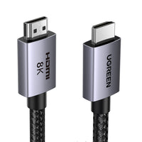 UGREEN 8K HDMI 2.1 Cable - Braided Design, High-Speed 48Gbps, eARC Compatible