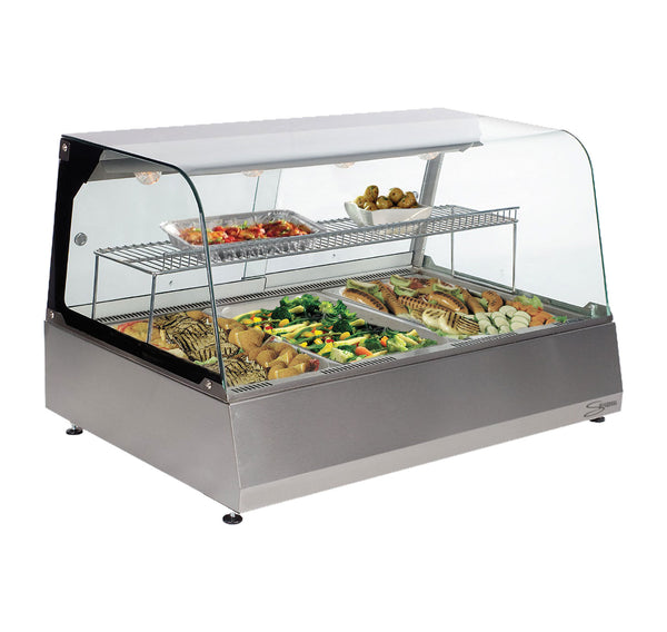 SALVADORE Heated Display Merchandiser  - 3 Division - HDM0003