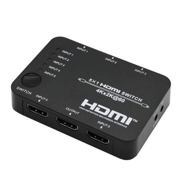 HDCVT SWITCH HDMI 2.0 5-1-HDS-B51