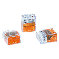 Helacon Connector 3 Way Prepack (10) Orange