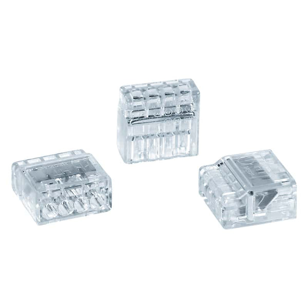 Helacon Connector 4 Way Prepack (10) Clear