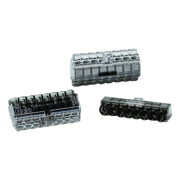 Helacon Connector 8 Way 0.5 to 2.5mm Wire Black