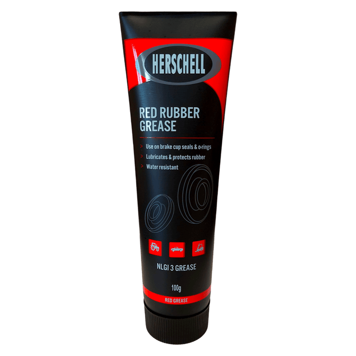 Herschell Grease Red Rubber 100 G Tube Hers0515