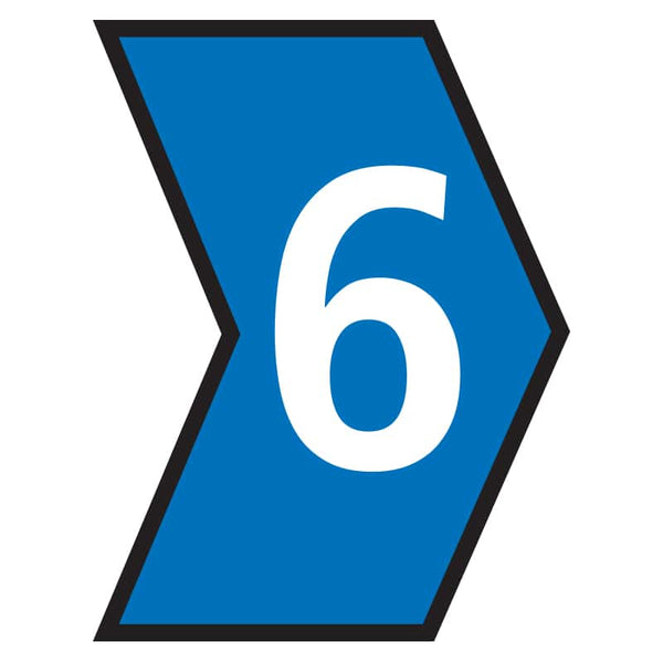 Marker Helagrip 1.0 - 3.0mm Blue Marked 6