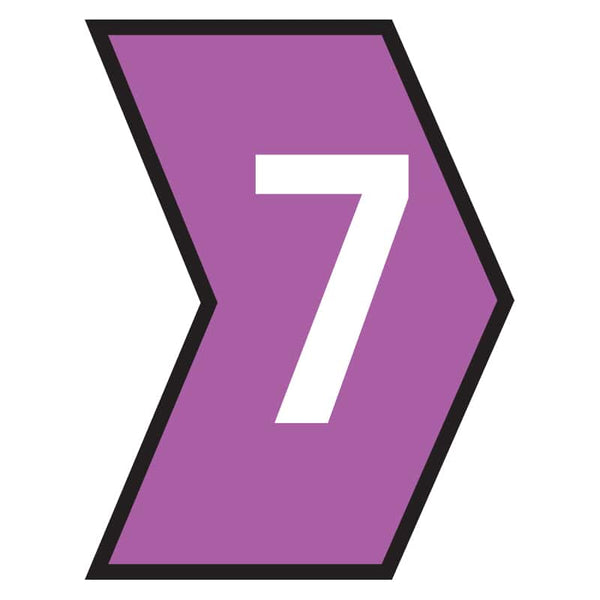 Marker Helagrip 1.0 - 3.0mm Violet Marked 7