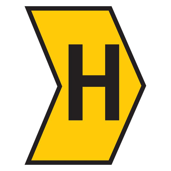 Marker Helagrip 1.0 - 3.0mm Yellow Marked H