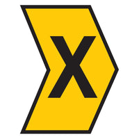 Marker Helagrip 1.0 - 3.0mm Yellow Marked X