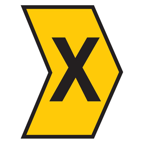 Marker Helagrip 1.0 - 3.0mm Yellow Marked X