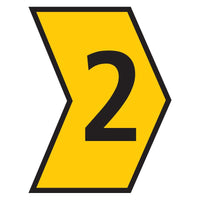 Helagrip Yellow Marker 2.0-5.0mm with Number 2 | Buy at chavda.com