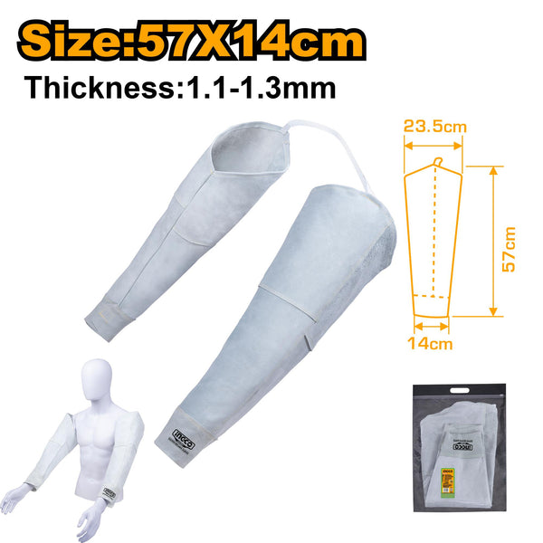 INGCO PPE GLOVES WELD LEATHER SLEEVES 57X14CM